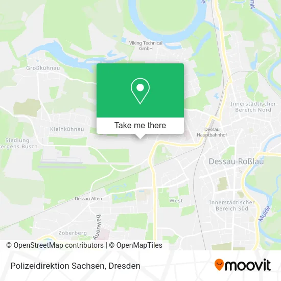 Карта Polizeidirektion Sachsen