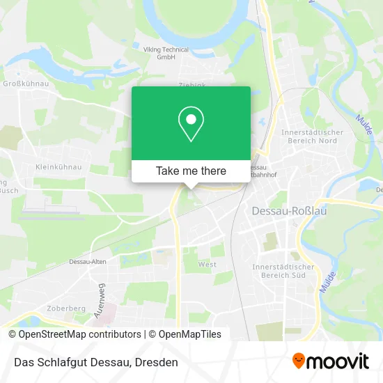 Карта Das Schlafgut Dessau