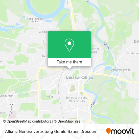 Карта Allianz Generalvertretung Gerald Bauer