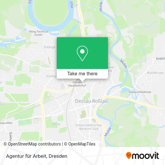 Карта Agentur für Arbeit