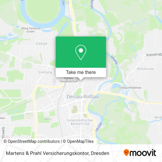 Карта Martens & Prahl Versicherungskontor