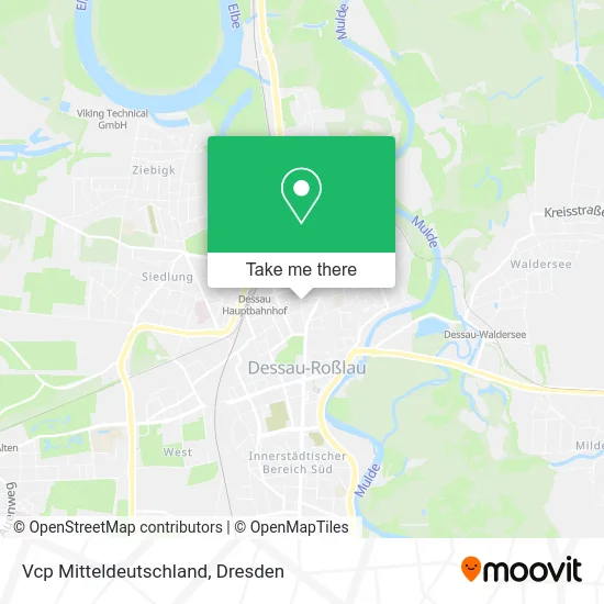 Карта Vcp Mitteldeutschland