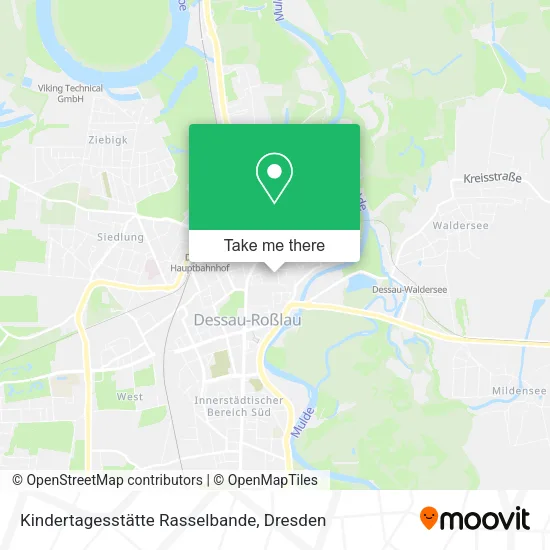 Карта Kindertagesstätte Rasselbande
