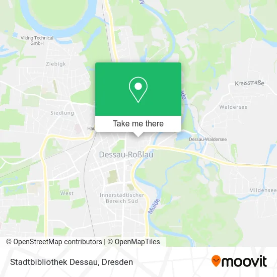 Карта Stadtbibliothek Dessau