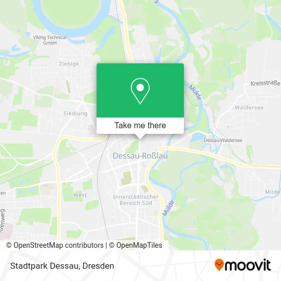 Карта Stadtpark Dessau