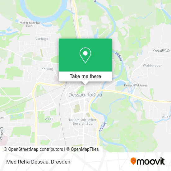 Карта Med Reha Dessau