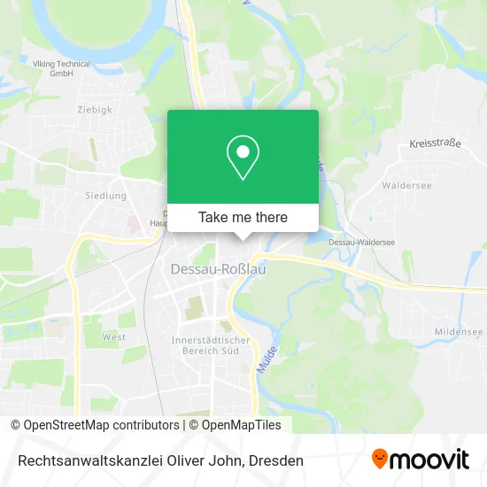 Карта Rechtsanwaltskanzlei Oliver John