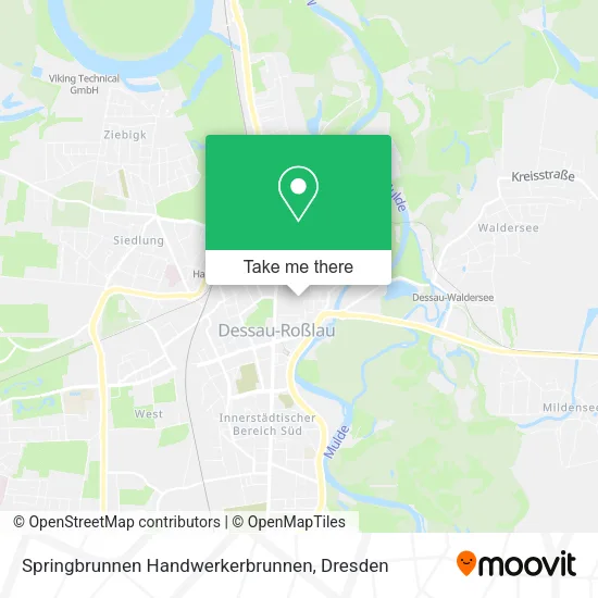 Карта Springbrunnen Handwerkerbrunnen