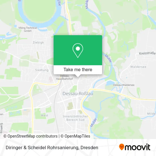 Карта Diringer & Scheidel Rohrsanierung