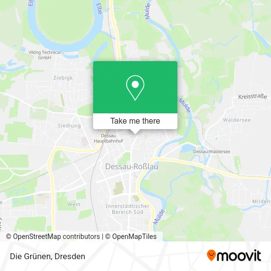 Карта Die Grünen