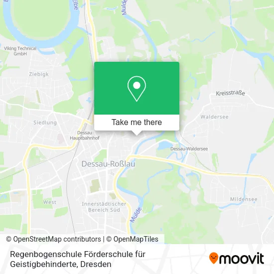 Карта Regenbogenschule Förderschule für Geistigbehinderte