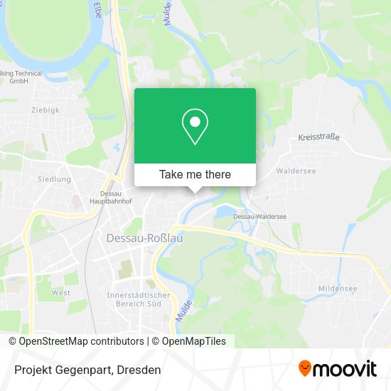 Карта Projekt Gegenpart
