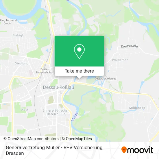 Карта Generalvertretung Müller - R+V Versicherung