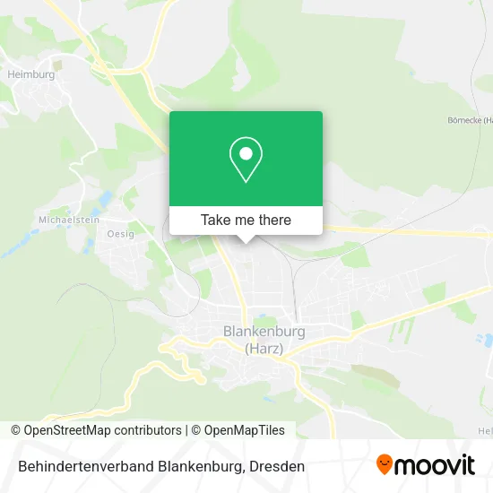 Карта Behindertenverband Blankenburg