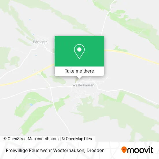 Карта Freiwillige Feuerwehr Westerhausen