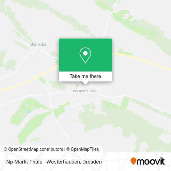 Карта Np-Markt Thale - Westerhausen