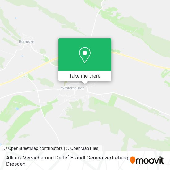 Карта Allianz Versicherung Detlef Brandl Generalvertretung