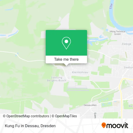 Kung Fu in Dessau map
