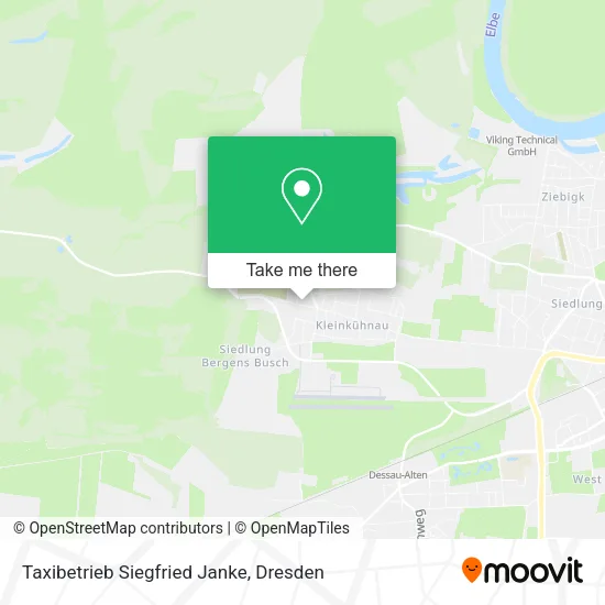 Карта Taxibetrieb Siegfried Janke