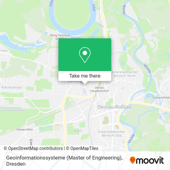 Карта Geoinformationssysteme (Master of Engineering)