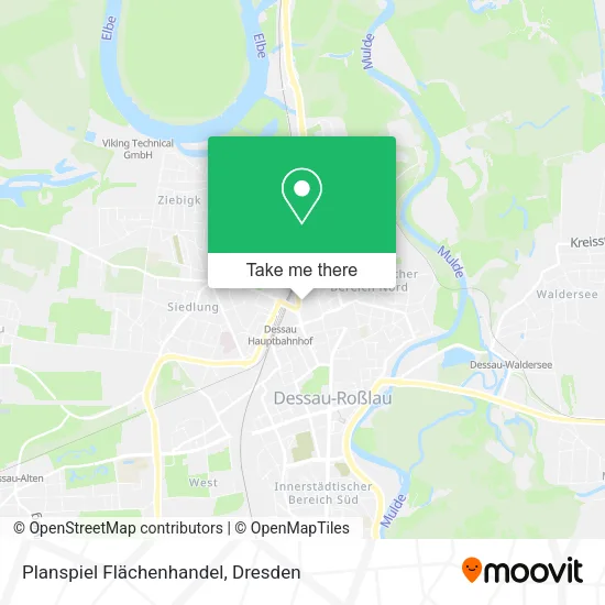 Planspiel Flächenhandel map