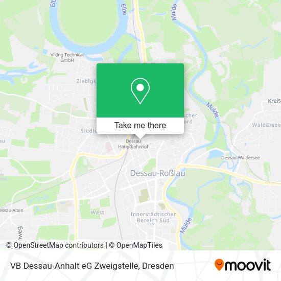 Карта VB Dessau-Anhalt eG Zweigstelle