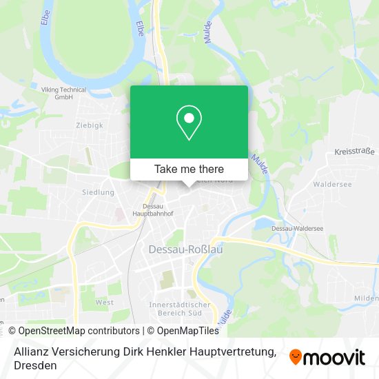 Allianz Versicherung Dirk Henkler Hauptvertretung map