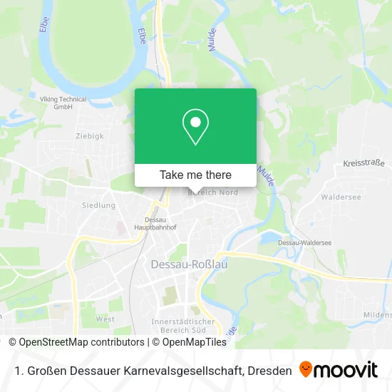 Карта 1. Großen Dessauer Karnevalsgesellschaft