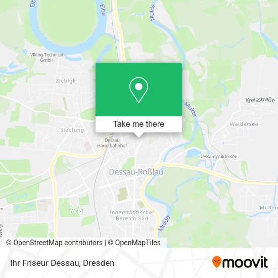 Карта Ihr Friseur Dessau