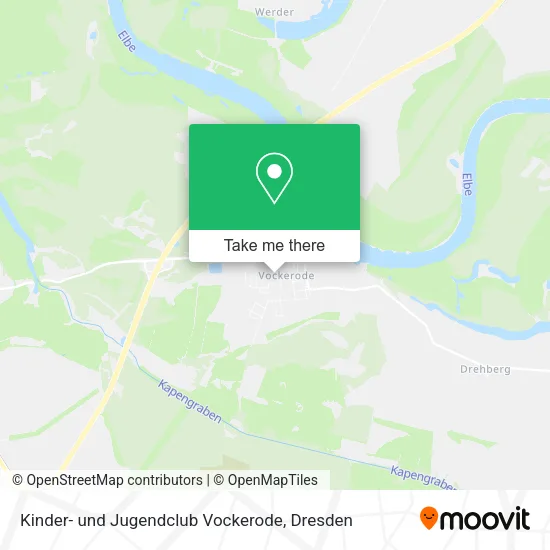 Карта Kinder- und Jugendclub Vockerode
