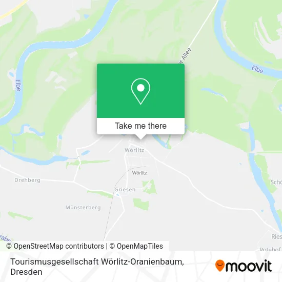 Карта Tourismusgesellschaft Wörlitz-Oranienbaum