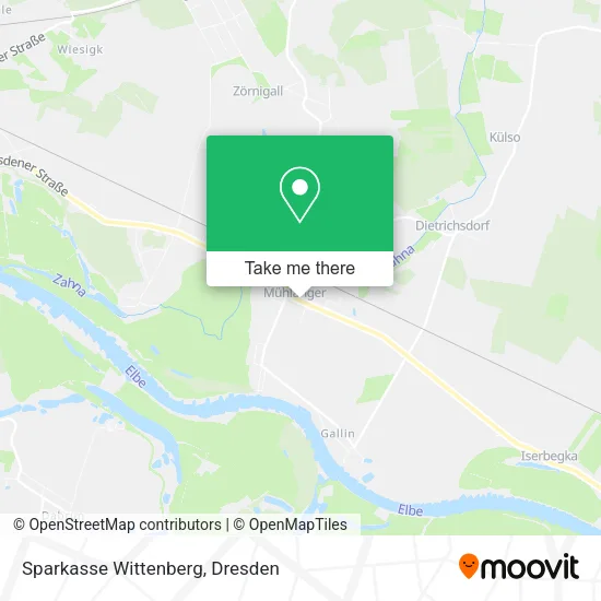 Карта Sparkasse Wittenberg
