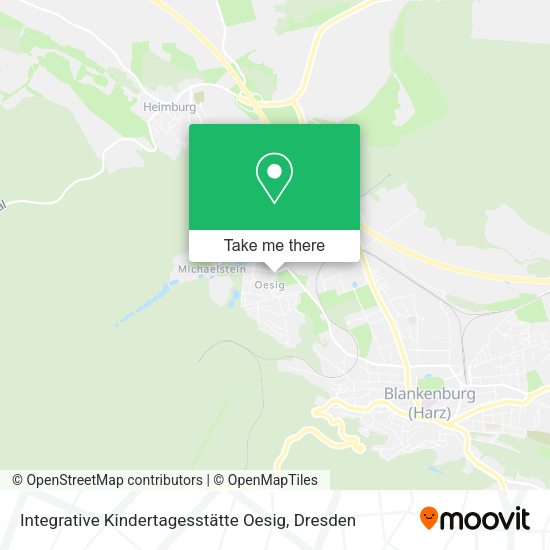 Карта Integrative Kindertagesstätte Oesig
