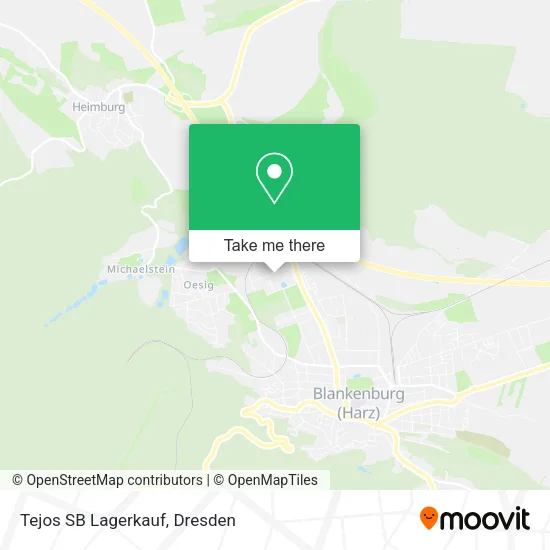 Карта Tejos SB Lagerkauf