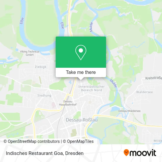 Карта Indisches Restaurant Goa