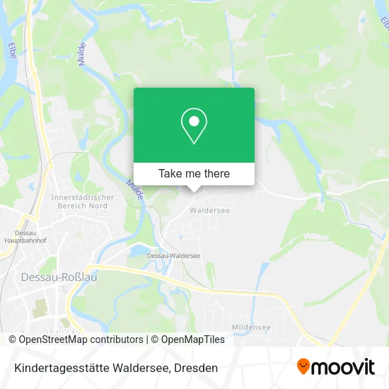 Карта Kindertagesstätte Waldersee