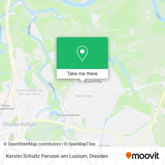 Карта Kerstin Schultz Pension am Luisium