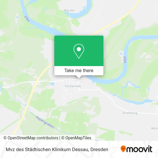 Карта Mvz des Städtischen Klinikum Dessau