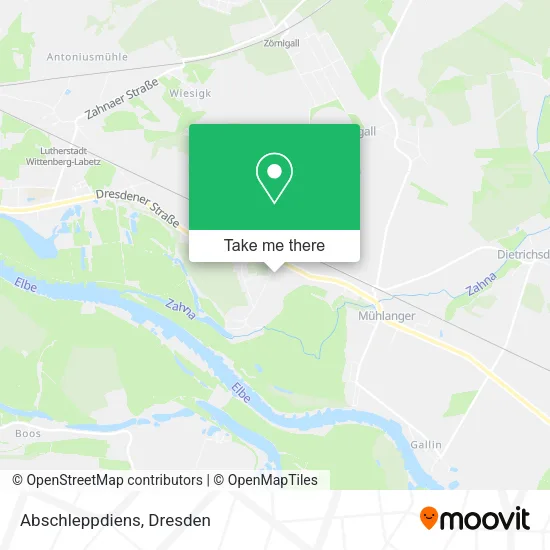 Карта Abschleppdiens