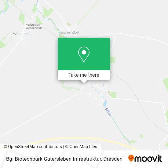 Карта Bgi Biotechpark Gatersleben Infrastruktur