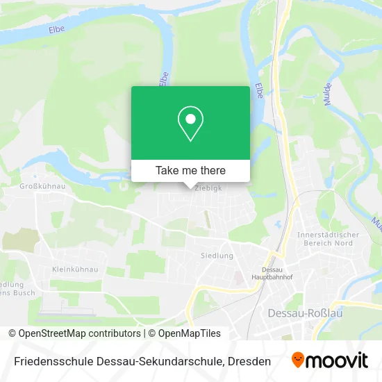 Карта Friedensschule Dessau-Sekundarschule