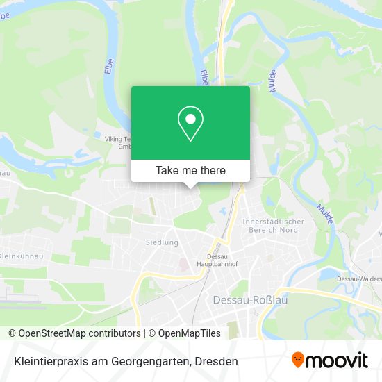 Карта Kleintierpraxis am Georgengarten