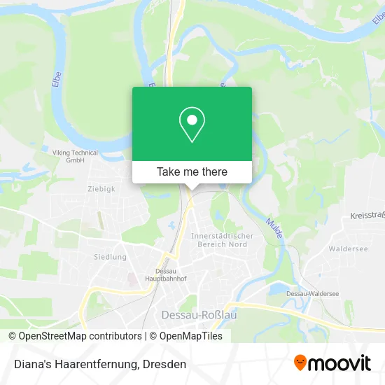 Карта Diana's Haarentfernung