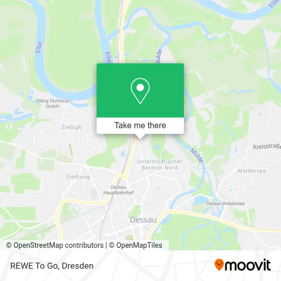 REWE To Go map