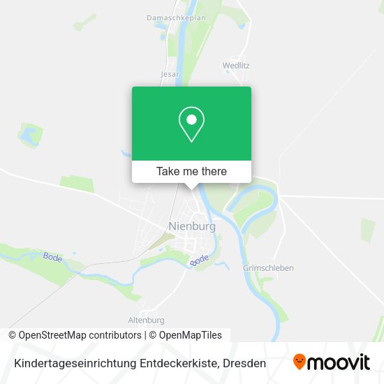 Карта Kindertageseinrichtung Entdeckerkiste
