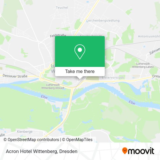 Карта Acron Hotel Wittenberg