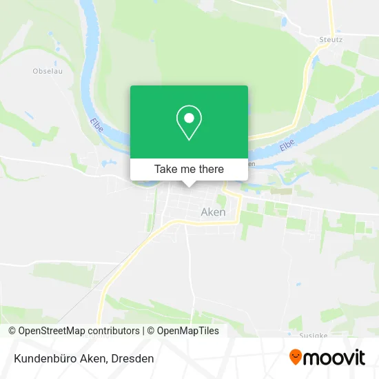 Карта Kundenbüro Aken