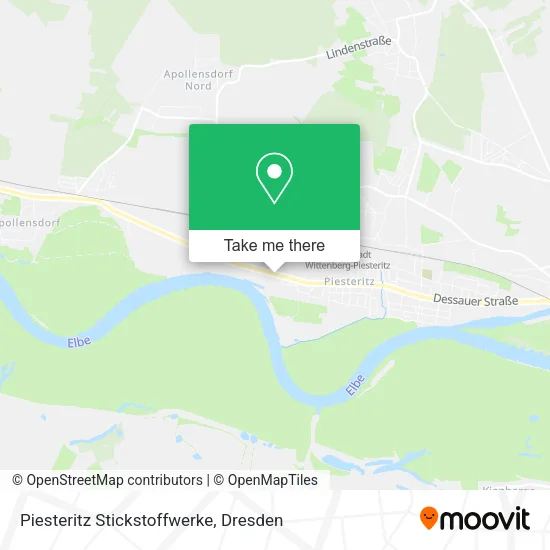 Карта Piesteritz Stickstoffwerke
