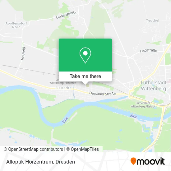 Карта Alloptik Hörzentrum