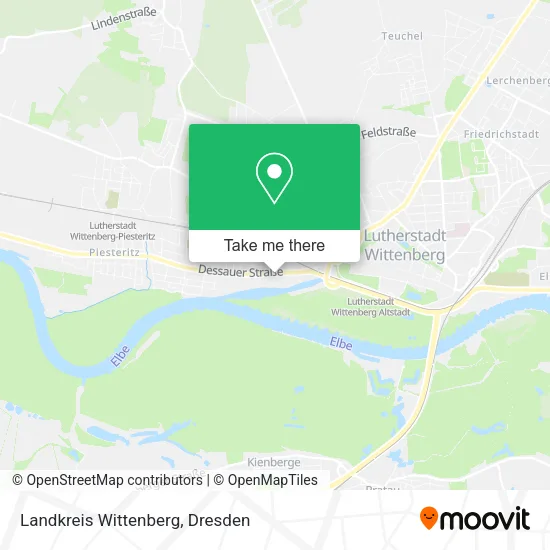 Карта Landkreis Wittenberg